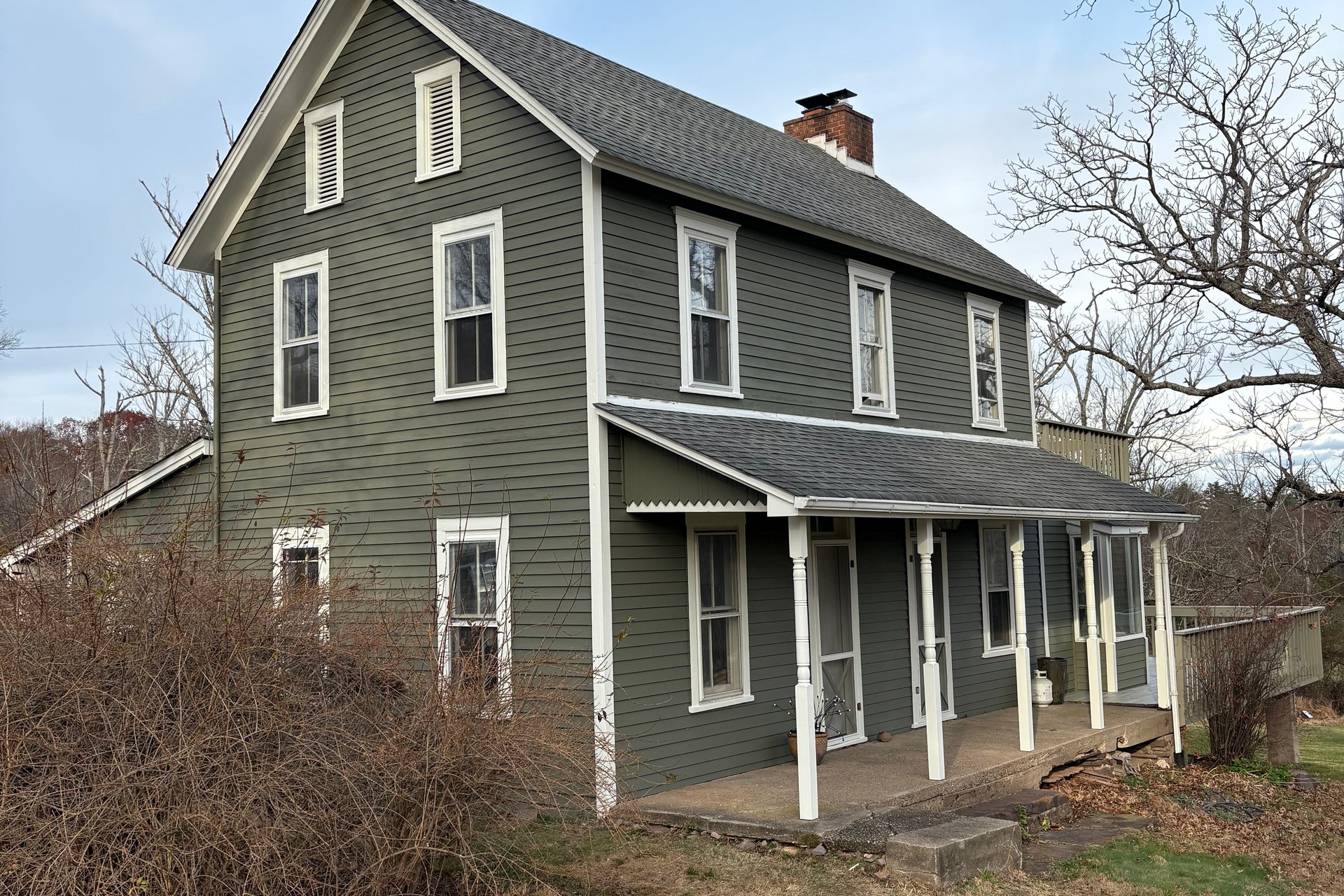 freshly painted living room