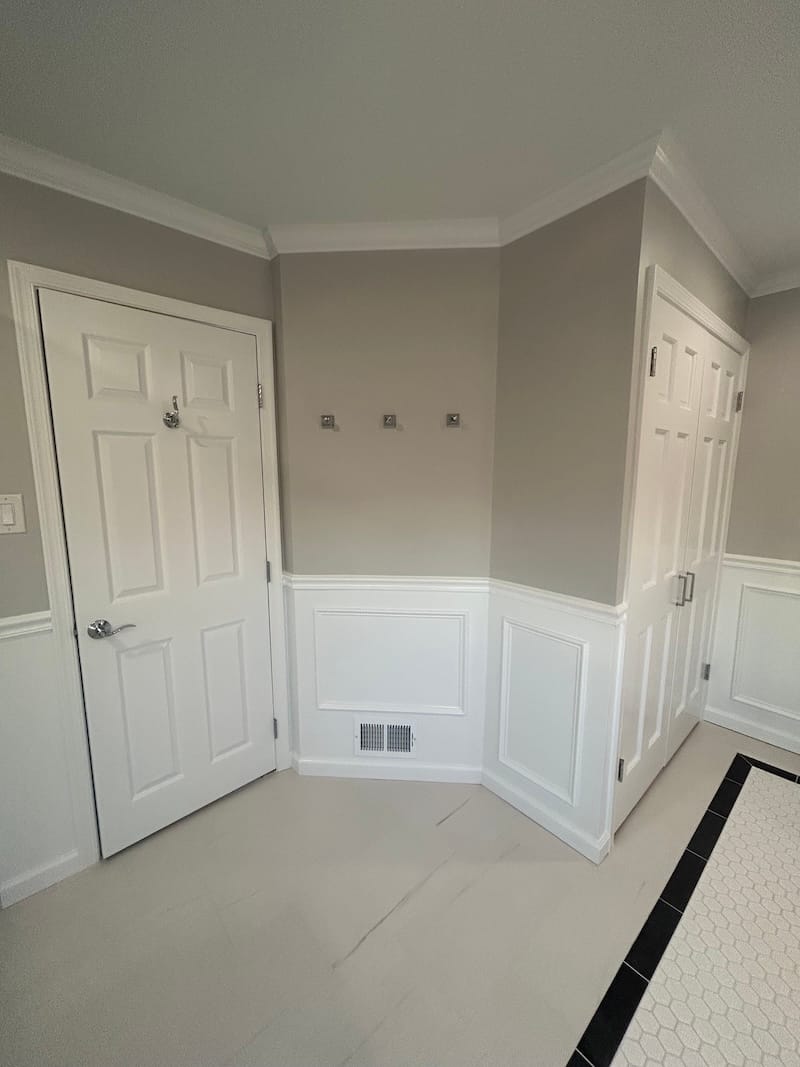 interior painting in progress