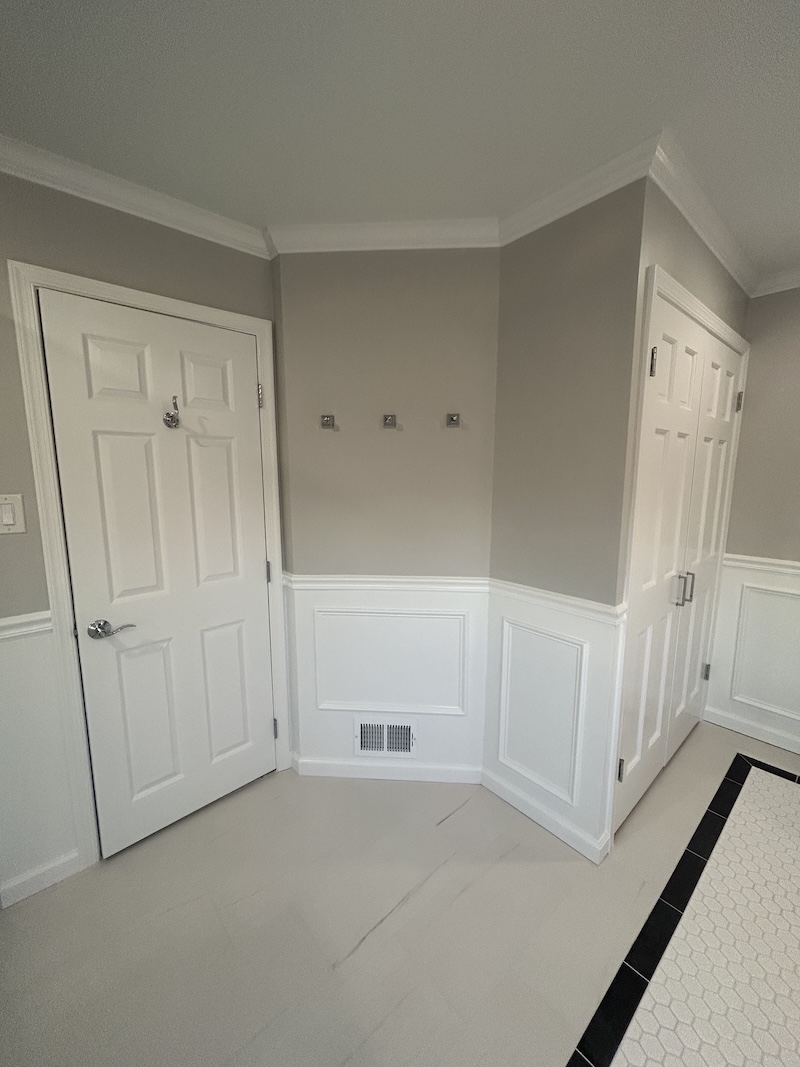 interior painting in progress