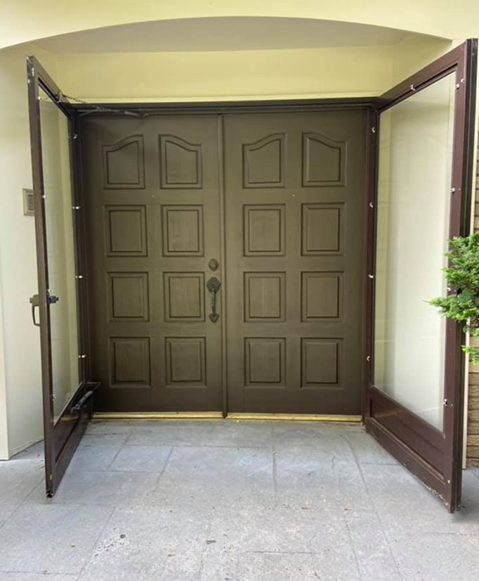 interior painting in progress